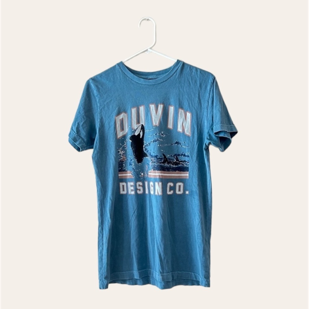 NEW [duvin design co] whale hello surfer tee
